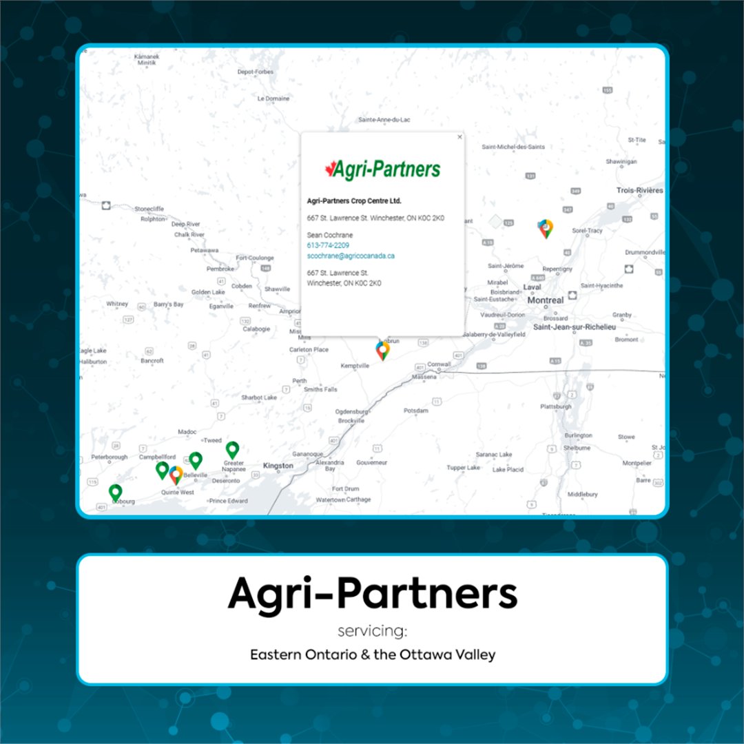 Service Provider Spotlight 🔦 Agri-Partners

Agri-Partners has been a trusted service provider since 2021, servicing Eastern Ontario &amp; the Ottawa Valley.

You can find <a href="/SeanCochrane1/">Sean Cochrane</a> 's contact information &amp; more of our providers on our website under the "Providers" tab.