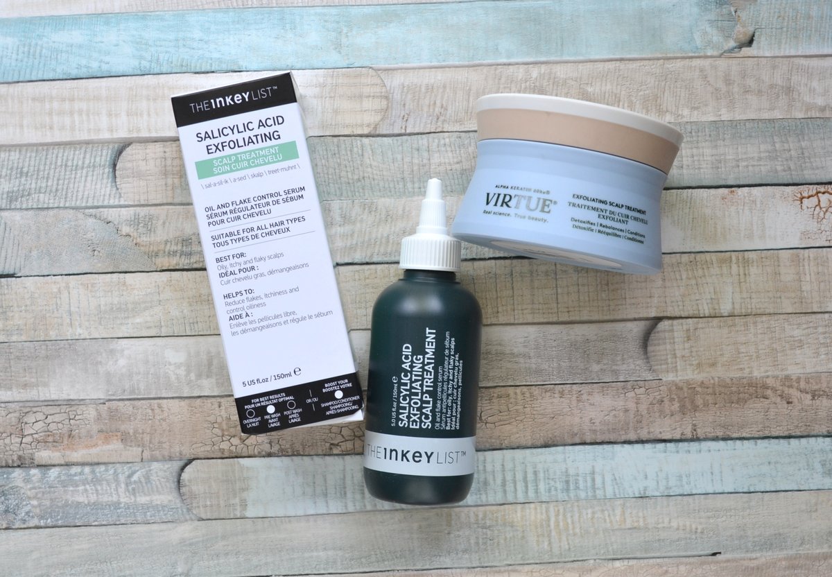 💇 BLOG | Comparing the luxuriously priced <a href="/virtuelabs/">Virtue Labs</a> Scalp Exfoliant to the more reasonably priced <a href="/theinkeylist/">theinkeylist</a> Salicylic Acid Scalp Treatment! tinyurl.com/3z7ybkrs