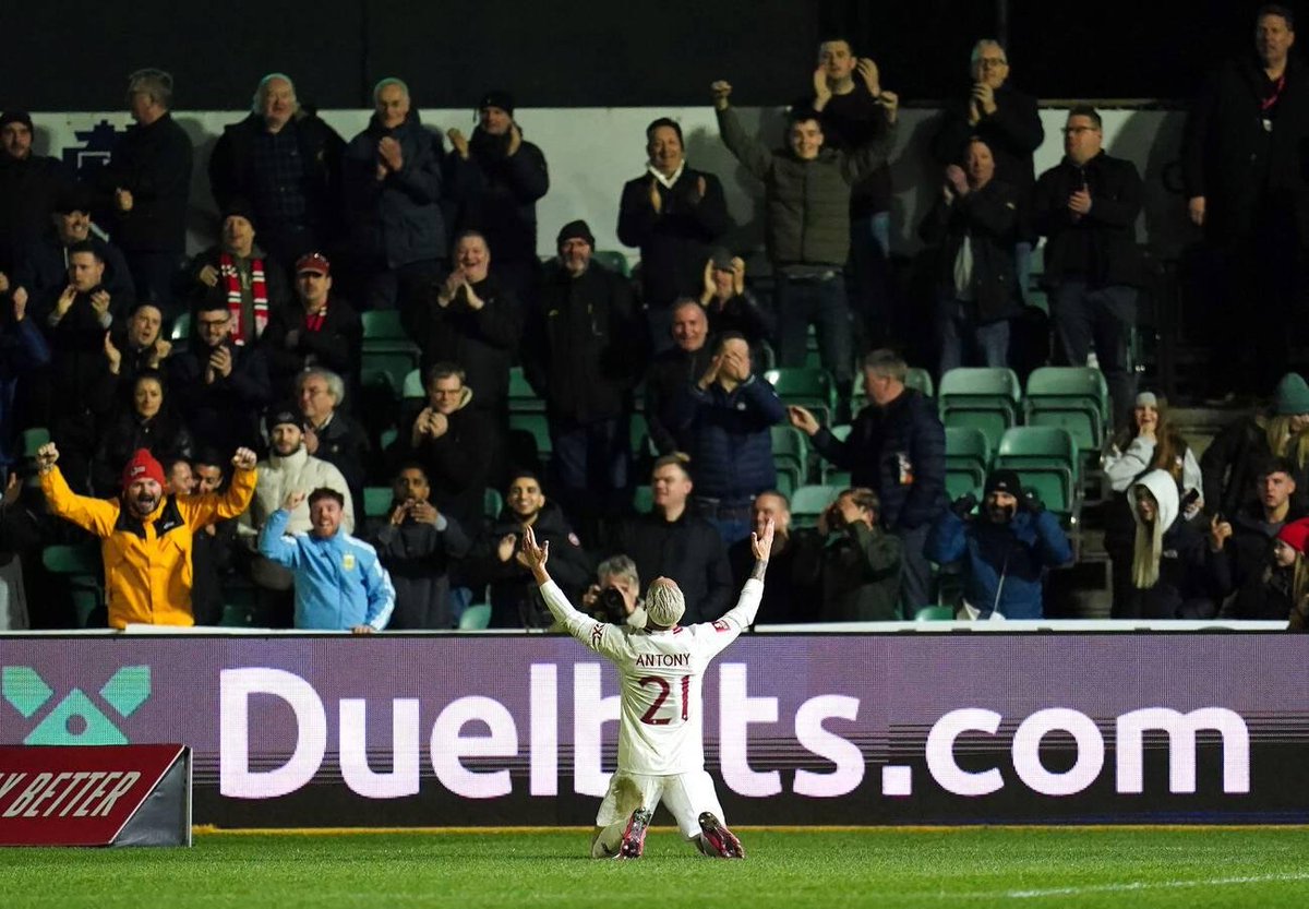 manutd_world's tweet image. Erik ten Hag: &quot;Satu gol dan satu assist untuk Antony. Itu adalah kontribusi yang kami harapkan darinya.&quot;

#PostMatchReaction
#NPCMUN #PialaFA