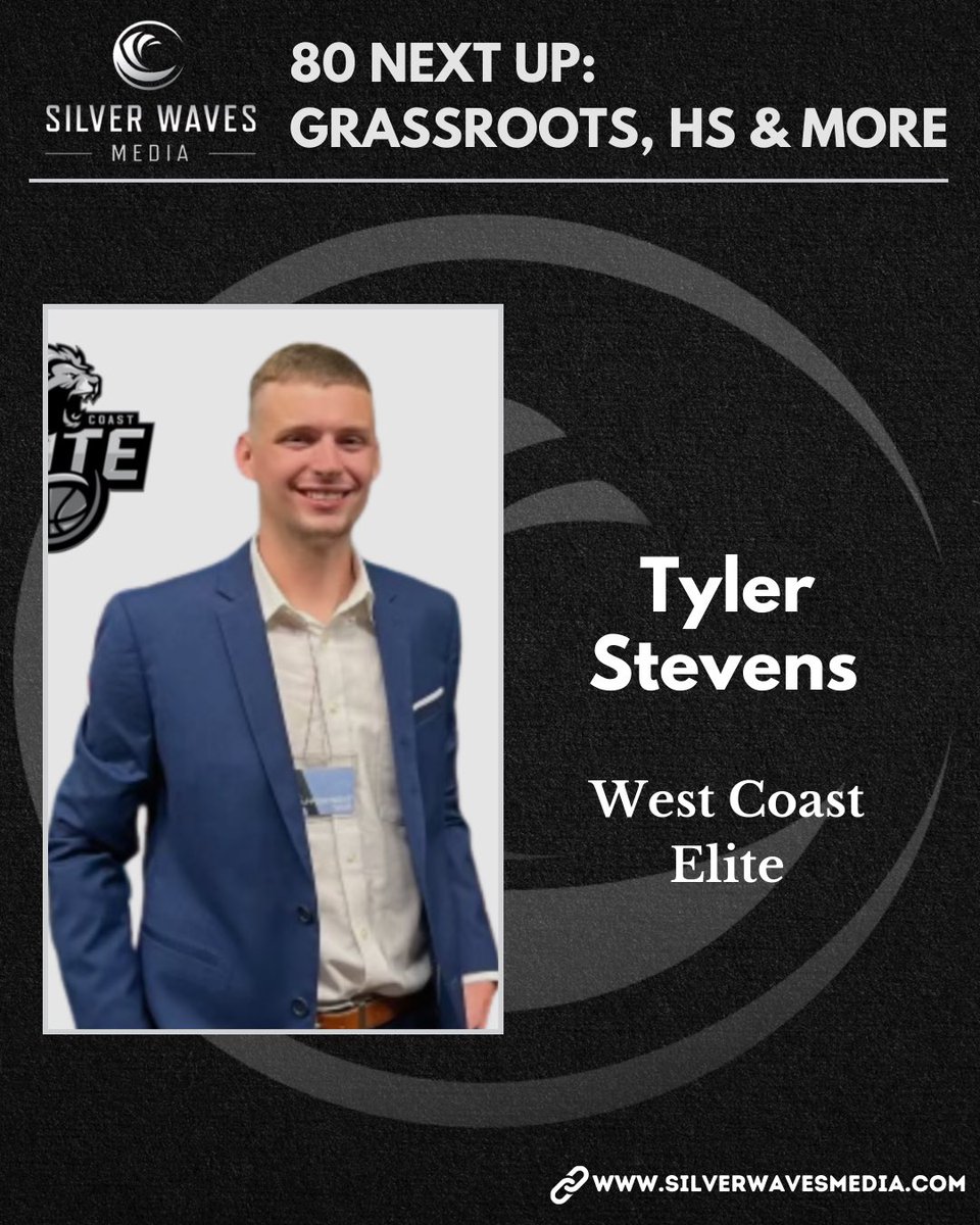 SilverWaveMedia's tweet photo. @CoachA_Gale @NewHamptonHoops @Miamihoopschool @nightrydaselite @__AntoineG @TTOBasketball @Coach_Ash_ @EHSHOOPZ @CoachLuber @GeorgeSchool @Coacha15 @LinkHoops @MokanBasketball @richardson_book @Coach__Brandon @CPAOBasketball @Brandon___Davis @JalenGreenElite @coach_bmase @AlbuquerquePrep @CoachFantazia @MC_basketball @CoachByronKing @TeamMe7oEYBL @chaseyoung206 @Coach_Braz @Soldiers_Salute @CHawk11 @IndianaElite @ClintParks05 @CrespiHoops @CrespiAthletics @dandrearchie @CoachDerekBiale @PhhPrep @DionDacons @oakhillacademy @oakhillhoops @djsdsu23 @WindwardHoops @WCEBball @DonaldT47707155 @TeamThrillUAA @DONTE_ARCHIE @pmabbasketball @DrewMolitoris @CoachElhad_23 @SocalAcad @sfscoach5 Congratulations to Tyler Stevens of West Coast Elite on being named to the 80 Next Up: Grassroots, HS, &amp; More list.

@TylerS_WCE 

https://t.co/AEqwJsU9D1 https://t.co/q2U2OCzWV6