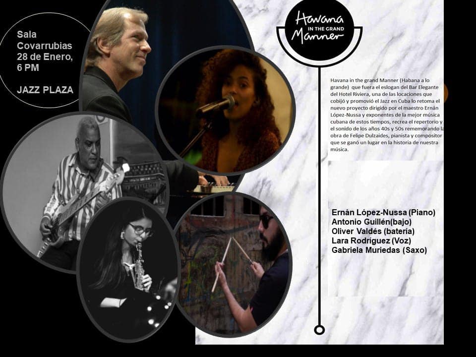 #JazzPlaza2024 | 'Havana in the Grand Manner', de Ernán López Nussa. Esta tarde a las 6:00 p.m en #salaCovarrubias antecederá al concierto de clausura. Colofón del éxito de la actual edición.
#JazzMusic #JazzMusician #MejorArteParaTodos