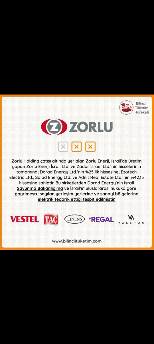 Bu gün itibariyle boykot listemiz biraz daha genişledi. Yanınıza kalacağını sanıyorsanız yanılıyorsunuz.
#zorluyudurdurun