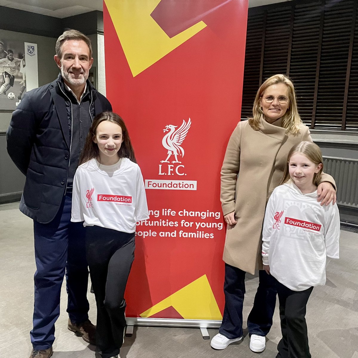 🤝 It was a pleasure to welcome @Lionesses head coach Sarina Wiegman to Prenton Park today for our Community Day and speak to her about the work of the LFC Foundation. ❤️ #LFC #Lionesses