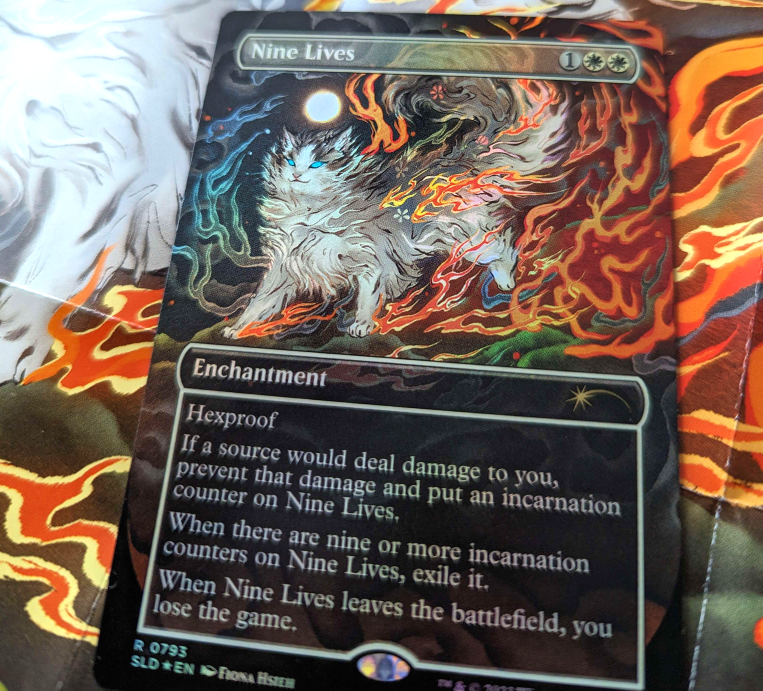 9 lives mtg card Magic The Gathering Reality Fracture Bundle FRA