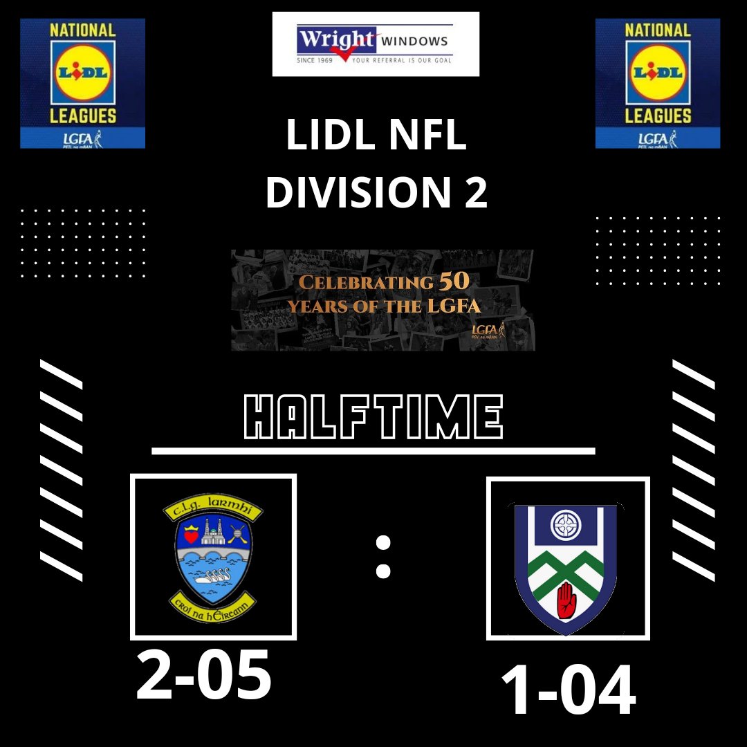 @WestmeathLadies @lidl_ireland NFL Div 2️⃣round 2️⃣ @WestmeathLadies 2-05 @Monaghan_LGFA 1-04 @LeinsterLGFA @UlsterLadies #getbehindthefight #serioussupport