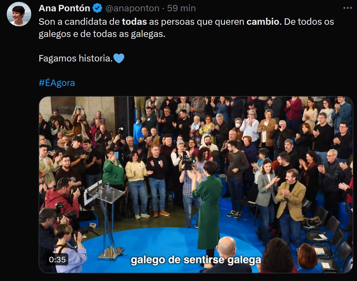 ivan_ferrol's tweet photo. Agora, ao mesmo tempo, a candidata do Bng, Ana Pontón e o candidato do PP, Alfonso Rueda publican un chío.
Unha preocupada polo que acontece en Galiza, o outro precupado polo que acontece en Madrid.

Máis claro, auga...

#amellorgaliza #anapresidenta https://t.co/QozVyvuQrJ