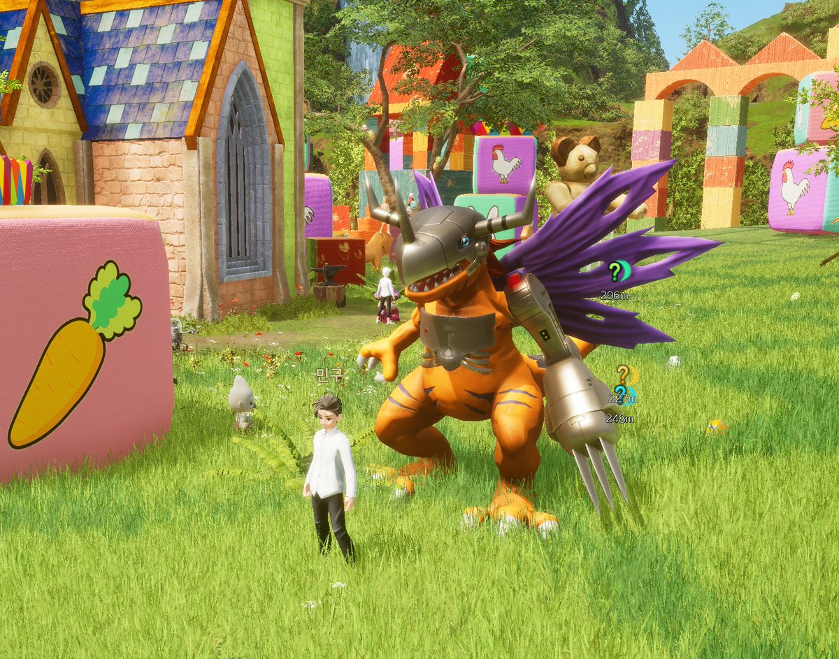 디지몬 슈퍼럼블
메탈그레이몬 진화완료