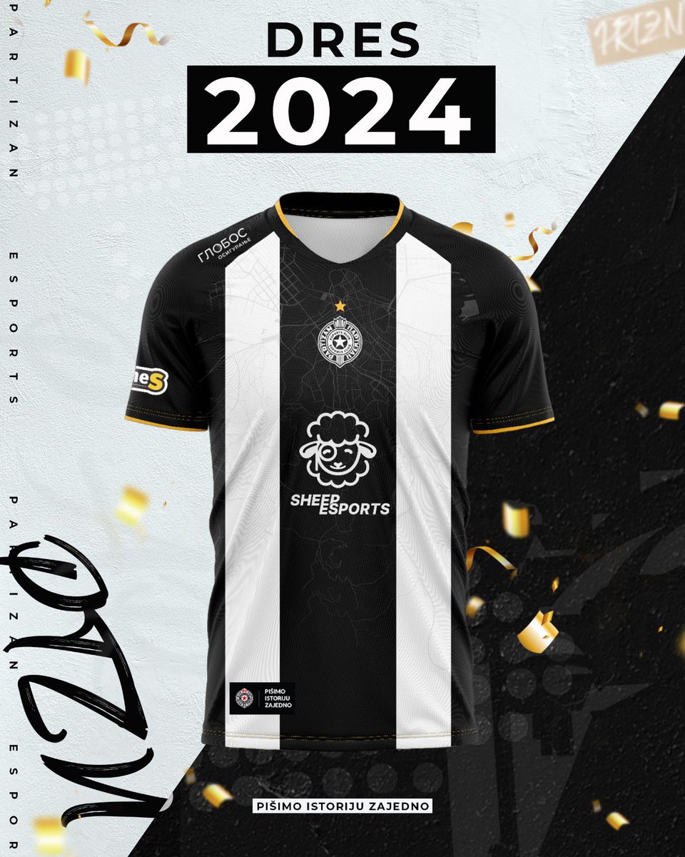 esportspartizan's tweet photo. 📢 Partizan Esport sa ponosom predstavlja novi dres za 2024. godinu! 💪⚫️⚪️

Dostupan od 1. Februara za pre-order na:
⬇️⬇️⬇️
(Link u komentaru) https://t.co/qhOPXGwCgM