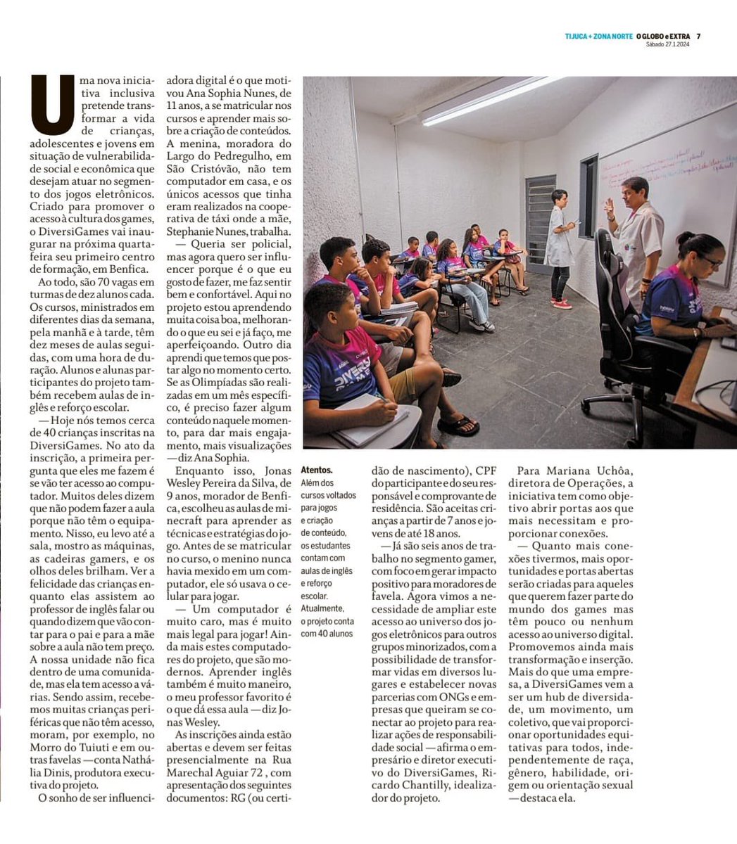 chantillyric's tweet photo. O nosso desafio agora é incluir os ainda mais jovens. 
O @DiversiGamesBR de Benfica, abre com o foco na molecada à partir de 8 anos. Aulas de robótica, Minecraft, programação de jogos , inglês e…. Reforço escolar!!! https://t.co/P01Y1d5KlJ