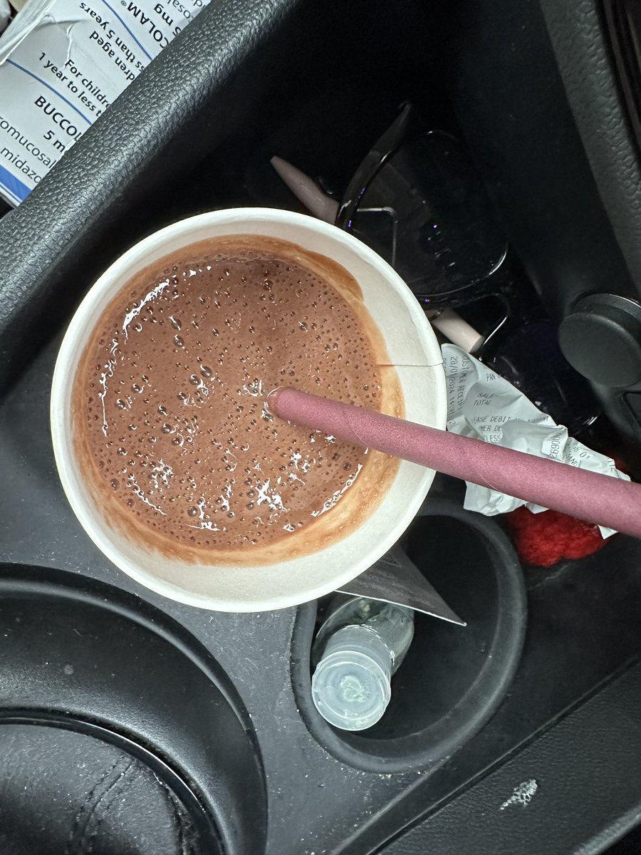 lil_han83's tweet photo. @costa if I wanted a heart attack and to drink just pure chocolate, I would have melted some and put it in a cup. Once again I’ve spent my hard earned money on something that is not drinkable. Please do better. You be had to chuck it 😢 https://t.co/nfJI6vN35j