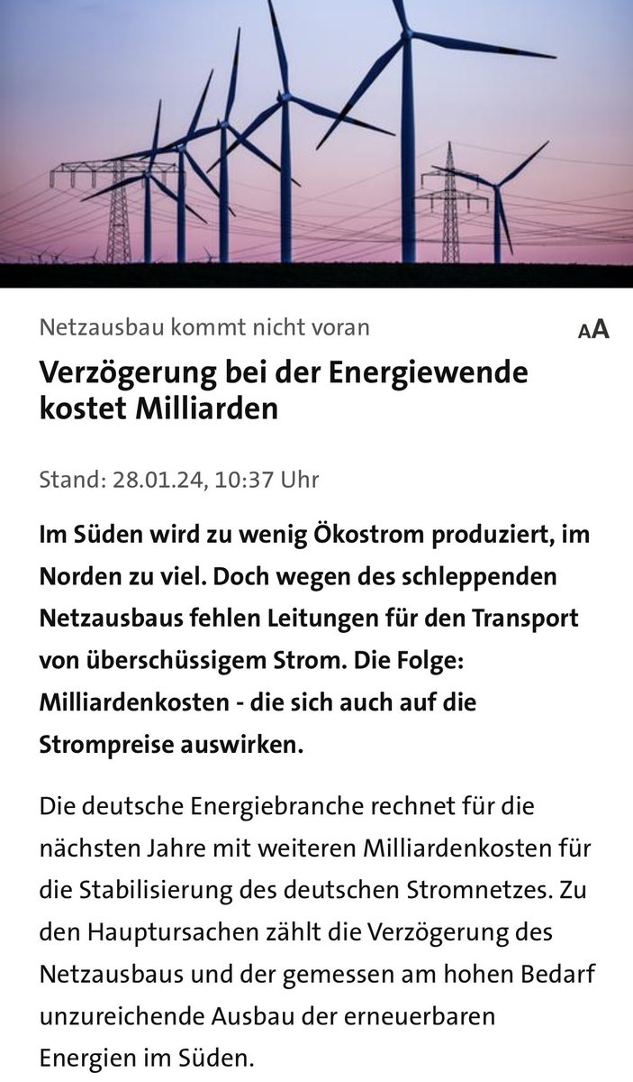 bckrmx's tweet image. Weil wir den Betrieb der Netze profitorientierten Konzernen überlassen, kommt (1) der Netzausbau nicht voran und das kostet uns (2) jedes Jahr hunderte Millionen Euro und ist (3) schlecht fürs Klima. 

Dahe: #Netze vergesellschaften jetzt! @Vergesellschaf1 @rweenteignen