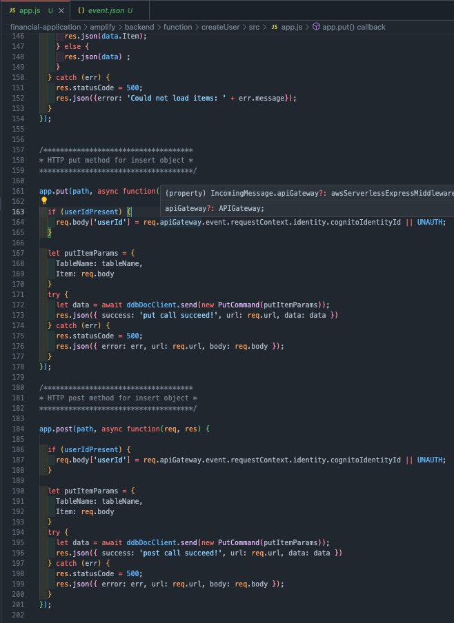 xaymunyun's tweet photo. Day 6 of #100DaysOfCode 

• Created and Deployed a new AWS Lambda function. It is a serverless Express.js application, with CRUD routes that are connected to DynamoDB.

• The function stores user data into a Dynamo DB table, after the user has successfully verified their email address. 

• Learned about partition keys in Dynamo DB Tables. https://t.co/837DWdCVcm

• Tested Lambda function locally by running a docker container.

#buildinginpublic #connect #javascript