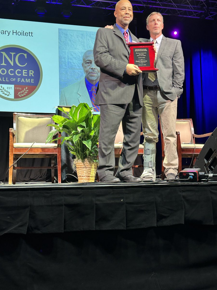 Congratulations to Coach Hoilett on his induction to the NC Soccer Hall of Fame.