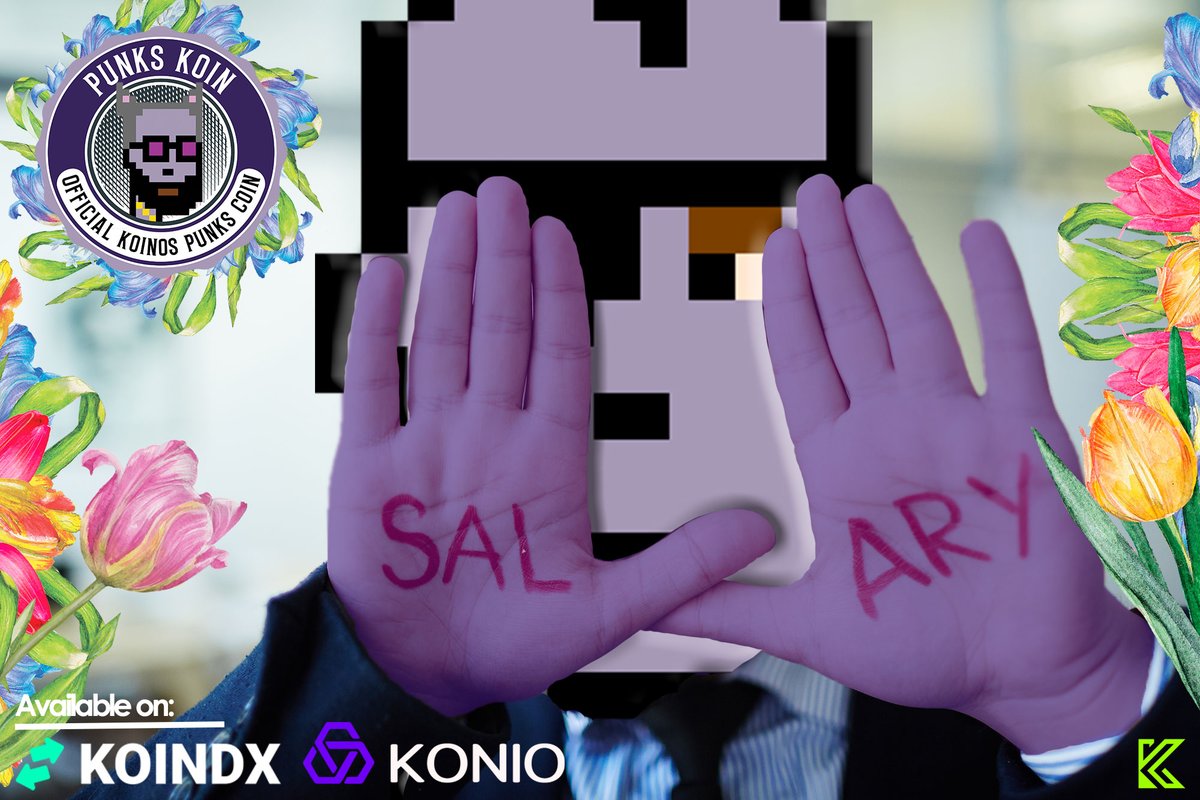 KoinosPunks's tweet photo. 🌸 Spring is here, and so are the salaries! 🌼🌷

Each #KoinosPunks #NFT holder will receive their salary in $PUNKSK on 30th January! 🌟💼

👏 Special Announcement: Punks City Mayor @RChromex is generously donating his salary! 
An incredible 50K $PUNKSK will go to both @KoinCrew and @TheRealKoincity. 🤝💫

----------------------
⛽️Gas Fees: Zero (#Koinos / $KOIN) 
🚀Trade: @KoinDX
💳Manage: @Konio_io wallet 
📈Price tracker: https://t.co/lGliEqXj9W
📊Market view: https://t.co/bd9yaWEx2X
💰Want a salary? Grab a Punk from @KollectionMkt
----------------------

Celebrate the season of renewal with us! 🎉🌻
#SpringSalaries #KoinosPunks #PUNKSK 
#ZeroGasFees #NFTincome #NFTAPY #CryptoAPY #CryptoPassiveIncome #passiveincome