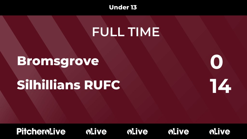 FULL TIME: Bromsgrove 0 - 14 Silhillians RUFC
#BROSIL #Pitchero
silhillians.com/teams/150655/m…