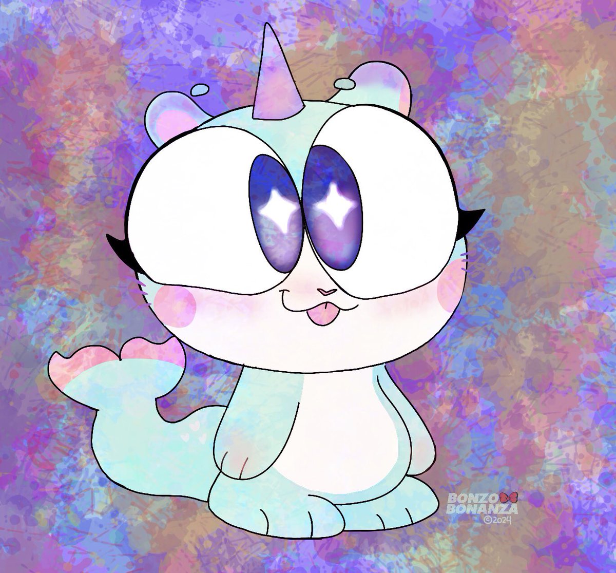BonzoBonanza's tweet photo. A gift art for @CreamTheOtter! ✨

#otart https://t.co/BLvMyIJMbI