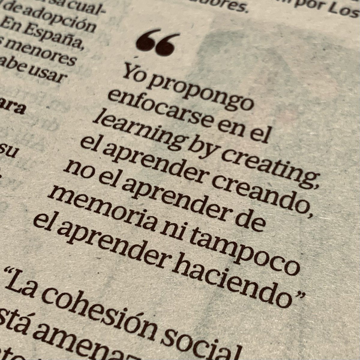nibalvillarreal's tweet image. Es por aquí…
@P_Aristizabal en La Nación 
#LearningbyCreating