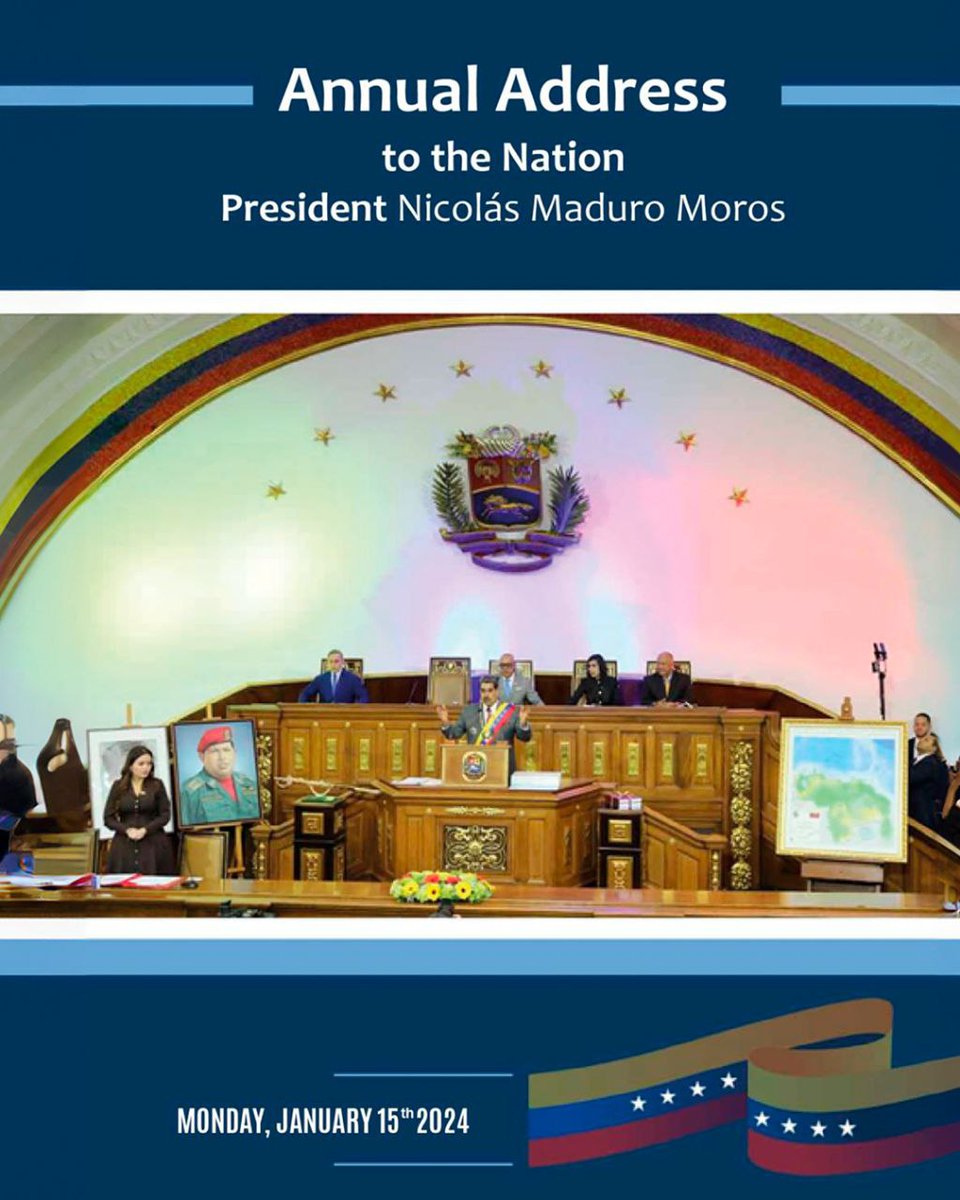 I share with all Venezuelan women and men the Annual Message to the People, where I analyzed in detail the qualitative and quantitative achievements that we obtained in 2023, through effort, work, union and peace. I invite you to download, read and share it via this link ==>