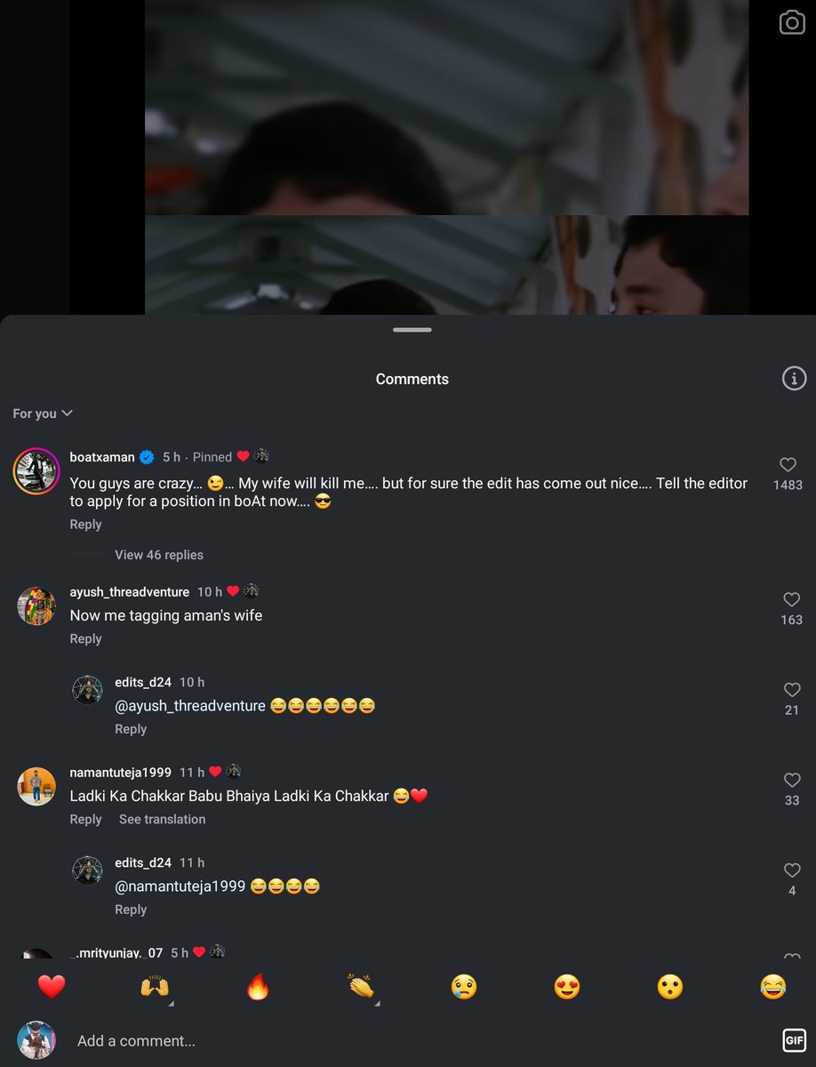 Dhiru_025's tweet photo. Aman gupta comment on this reel ..😂😂
@amangupta0303 

#AbhishekMalhan #Abhiya #JiyaShankar https://t.co/IWwgwKBzCl