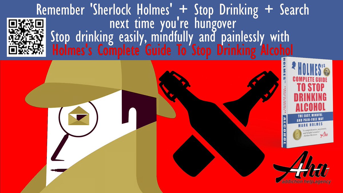 BeHappySober's tweet image. Remember Sherlock Holmes +  Stop Drinking + Search, next time you regret drinking too much!

#quitdrinking #gettingsober