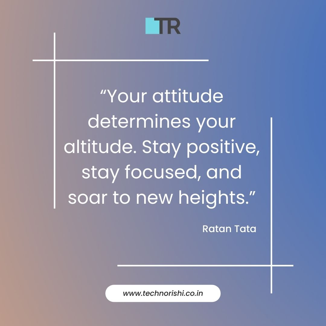 👍Indeed, Positivity is the Best Way to stay focused in every Situation.✨💯

#motivationalpost #qotd #positivitymatters #mondaymotivation #technorishiconsulting #technorishi