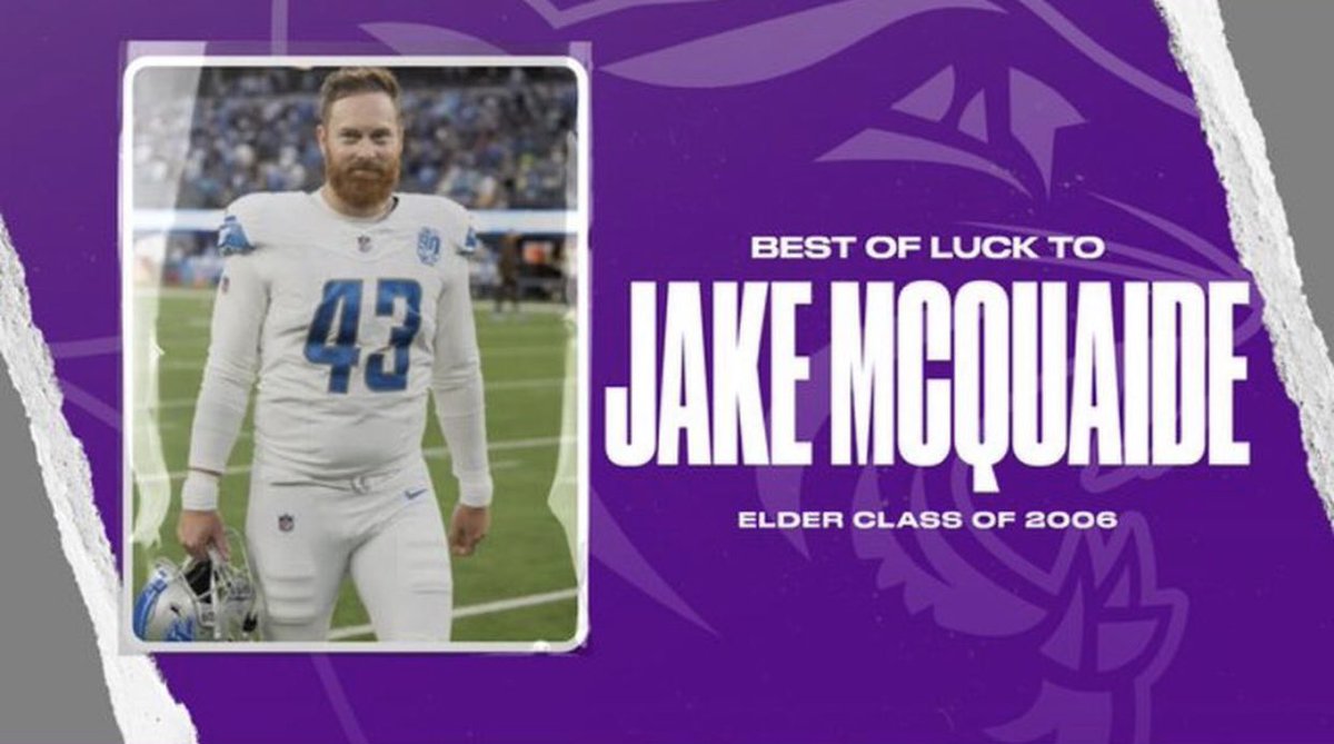 ElderHighSchool's tweet photo. #AmericasLongSnapper #Altiora https://t.co/KKK4xhpyBr