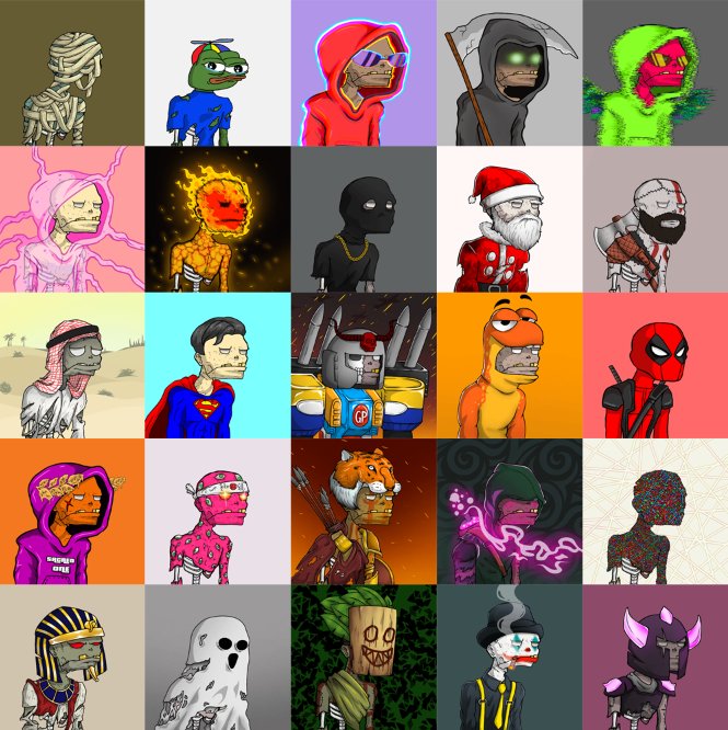 GM 👋

Day5 of me tweeting about <a href="/cadaver_sol/">Cadaver 💀 Deadass Degens</a> until this art gets the attention it deserve.

The collection is cheap af, this is a good opportunity for collectors