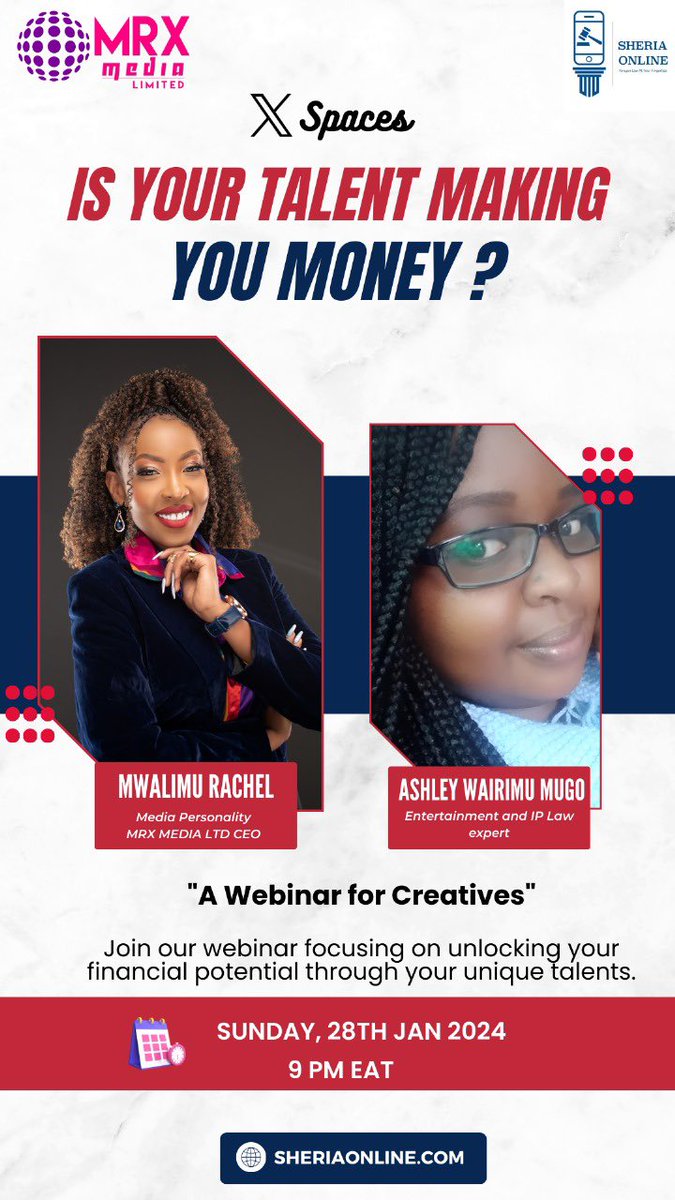 Karibu X Space tonight. We don’t have time dwelling in the past na hii economy. See you at 9PM. Here is the link : twitter.com/i/spaces/1BRJj… @MRX2TheWorld #YouthEmpowerment #TalentDevelopment