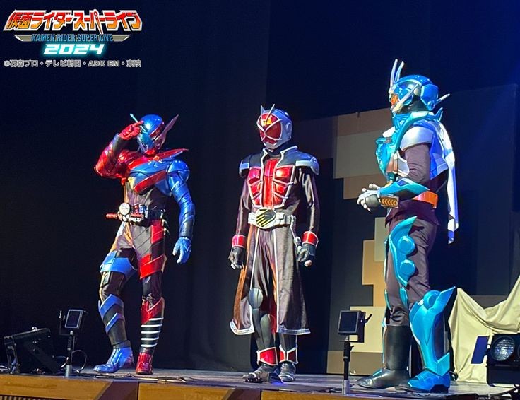 AlbertC97408719's tweet image. Kamen Rider Build (Rabbit/Tank), Kamen Rider Wizard (Flame Style), &amp;amp; Kamen Rider Gotchard (SteamHopper) ~ Kamen Rider Super Live 2024

#kamenriderbuildrabbittank #buildrabbittank #rabbittank #kamenriderbuild #kamenriderwizardflamestyle #wizardflamestyle #flamestyle