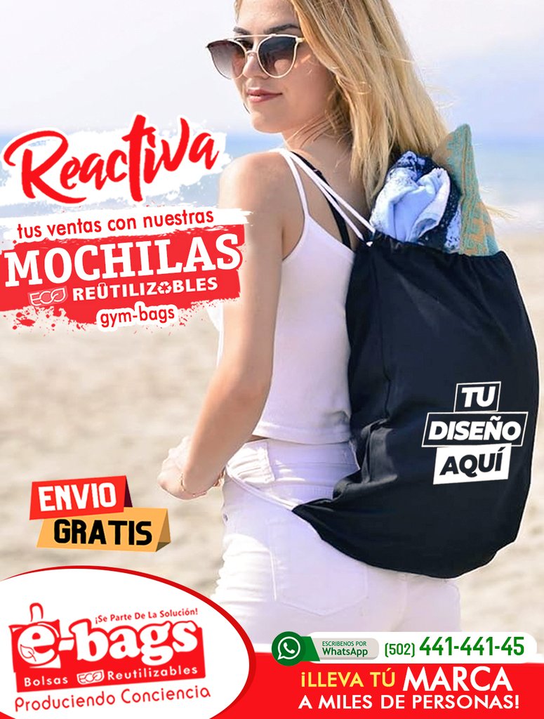 ecobolsa502's tweet photo. Los tiempos cambian y nuestros productos también,
te presentamos nuestras Gym Bags Eco-Publicitarias 🌱, Mochilas Deportivas 
ideales para impulsar tu emprendimiento o evento este 2024.

REUSA- REDUCE -RECICLA

COTIZALO VIA
Whatsapp!.
https://t.co/Awl9pvR5gS https://t.co/twUmns2qWb