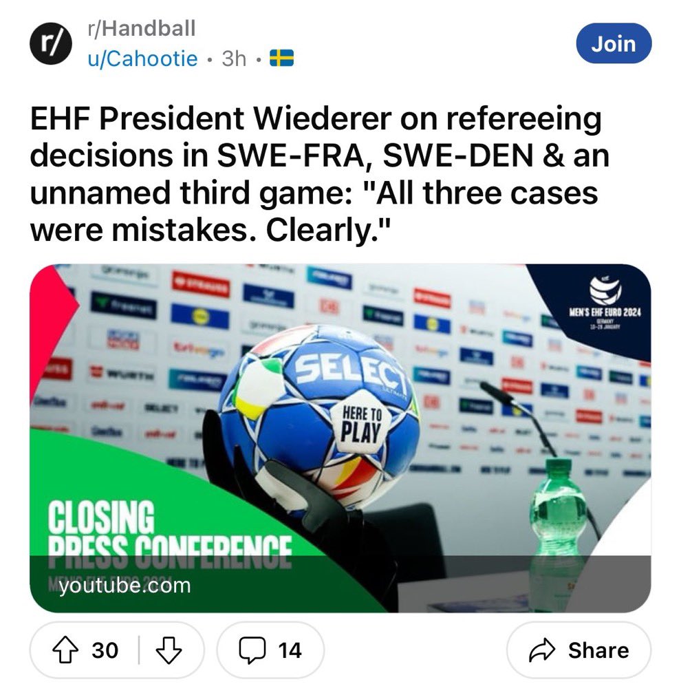 Dogge's tweet photo. @EHFEURO https://t.co/C0t1fBAHeD