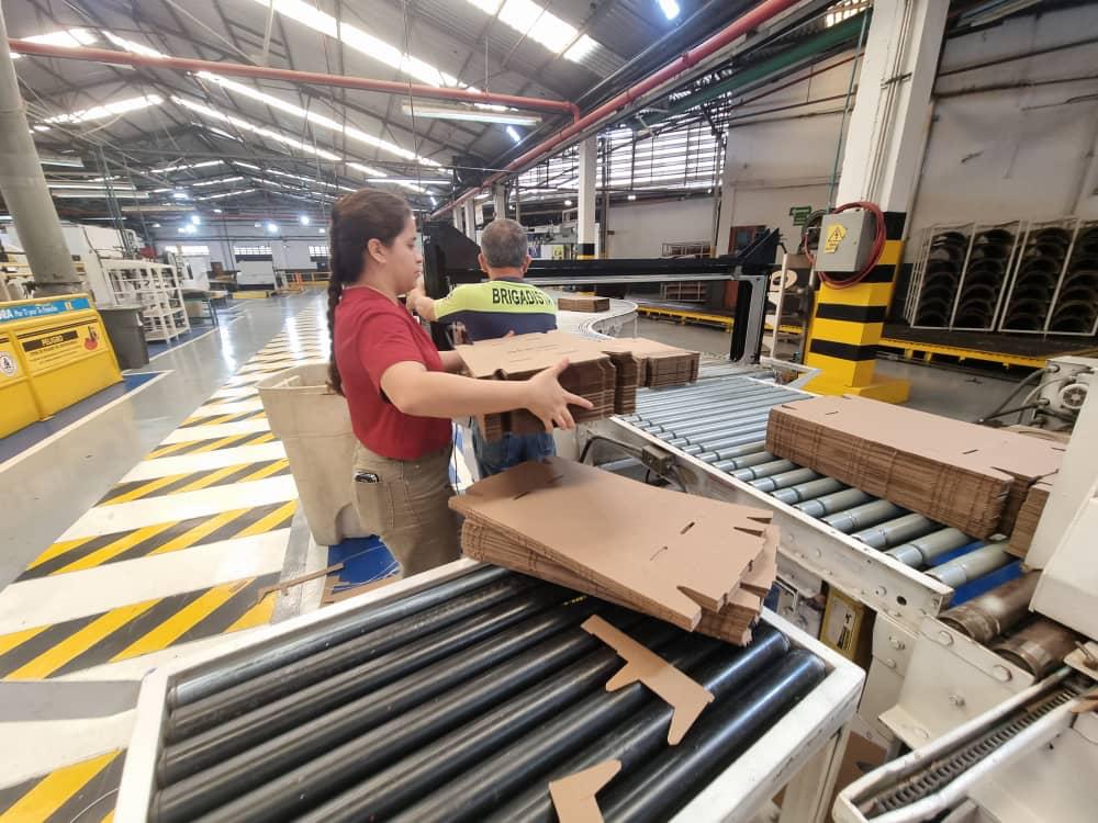 MichelleDVzla's tweet photo. Igualmente, en las divisiones del área de Corrugado, se logró un impresionante incremento en la producción, pasando de 457.000 a 1.060.000 metros2 mensuales, un logro que representa un crecimiento del 219%.

#PuebloEstableDePaz https://t.co/q9RRrJuHKN