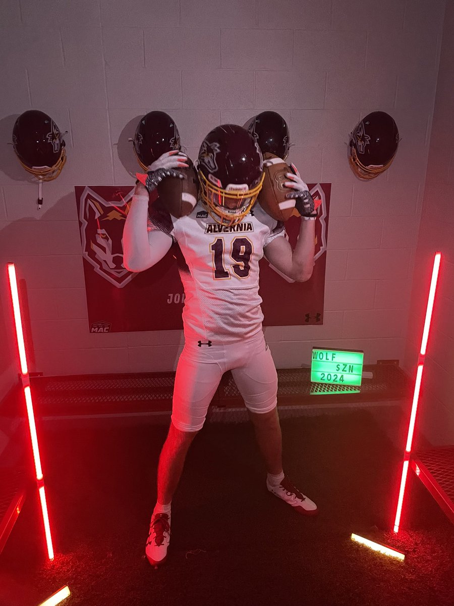Had a great visit last week at <a href="/AlverniaFB/">Alvernia Football</a>! Thank you to <a href="/Coach_neik/">Coach Neiko Creamer</a> and the whole staff for having me out! 🐺<a href="/DJOFootball/">O'Connell Football</a> <a href="/coachsabs/">Todd Sabatino</a>