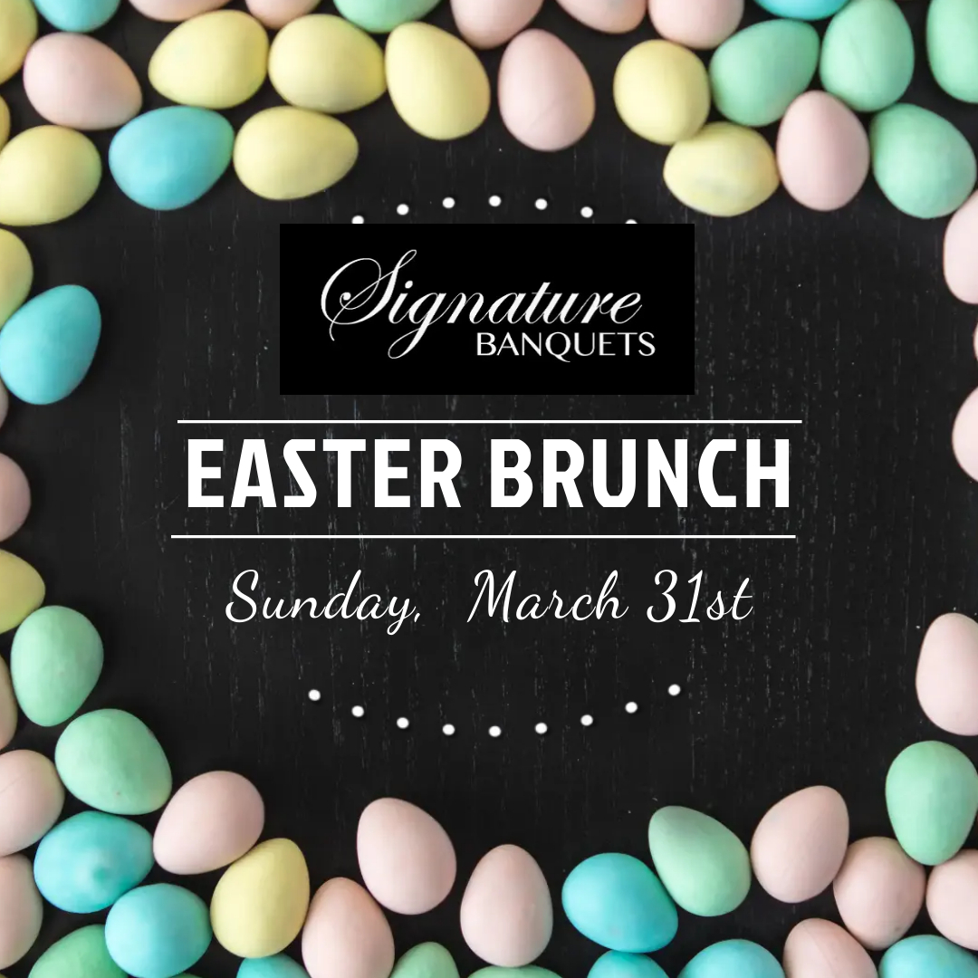 SignatureLowell's tweet photo. Signature Banquets #Easter #brunch -March 31st Seating --10am, 12pm, &amp; 2pm
This Easter experience the elegant atmosphere, impeccable service and gourmet cuisine of Signature Banquets.

Feast on exquisite brunch selections prepared by our Chefs.
Featuring traditional favorites:... https://t.co/Hl4mL7JErv
