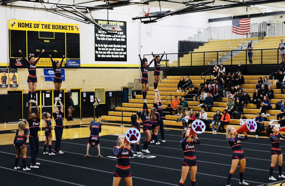 Cougars are crowned Sectional Champs! 🏆🎉 This is Conant’s 19th consecutive year to qualify for the IHSA State Series - a legacy of excellence‼️❤️💙 Grateful for one more week with our cheer family😻 Ready to fulfill our Victory Era! 🌟✌️#SectionalChampions #CheerFamily