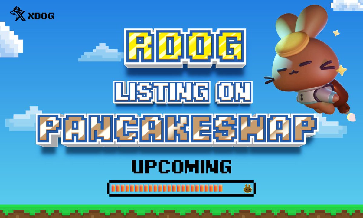 $RDOG LISTING ON PANCAKESWAP - UPCOMING💥

👉Helps players easily swap $RDOG to $BNB without waiting. #Xdog will add liquidity to the $RDOG token on <a href="/PancakeSwap/">PancakeSwap</a> at 14:00 UTC February 1, 2024.

⚠️At the same time, the $RDOG -> $CSAS conversion port will be closed.