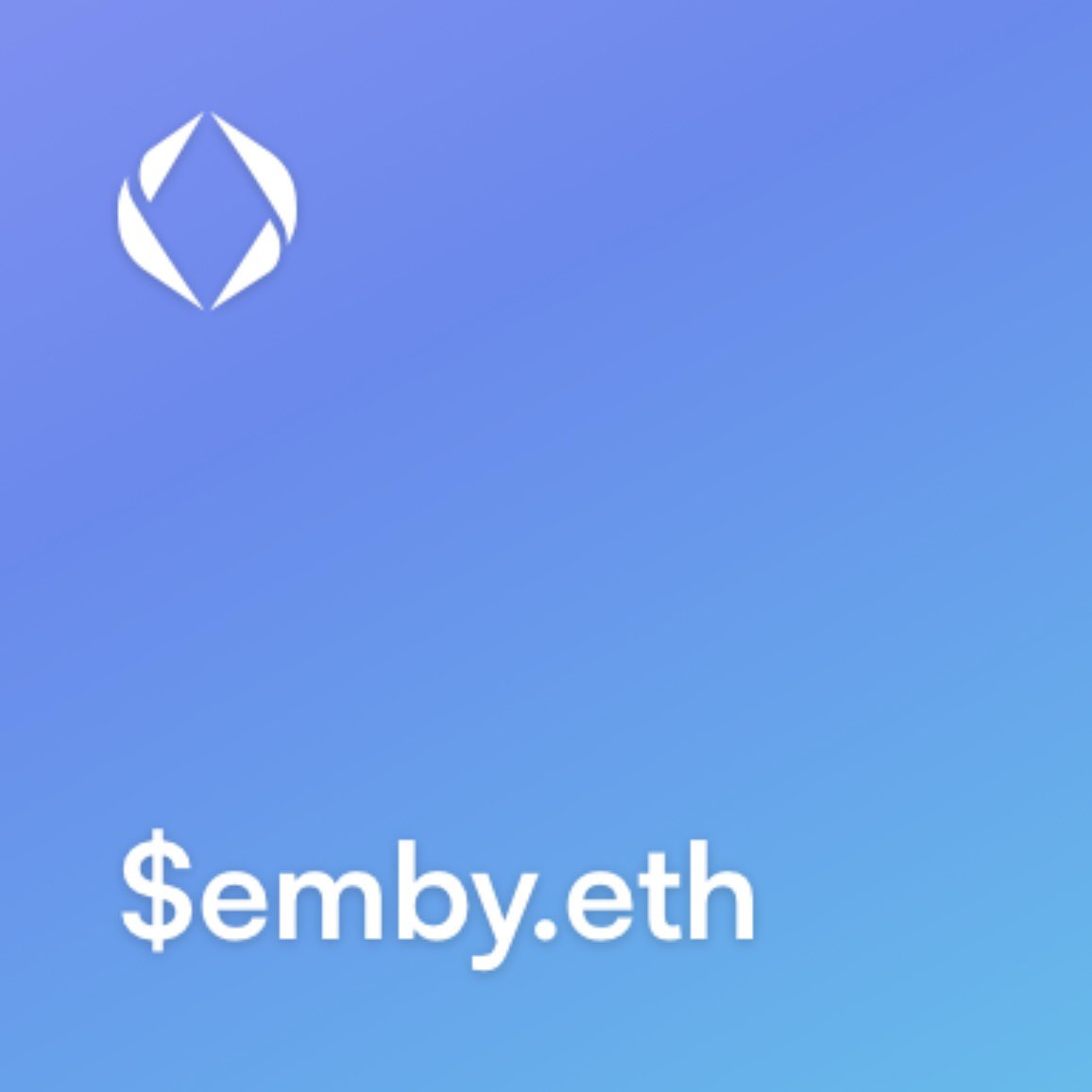 Crypto_Addictt's tweet image. Registered this ens $emby.eth just for fun. Maybe @play_ember need this one day. Who knows😄 #playember