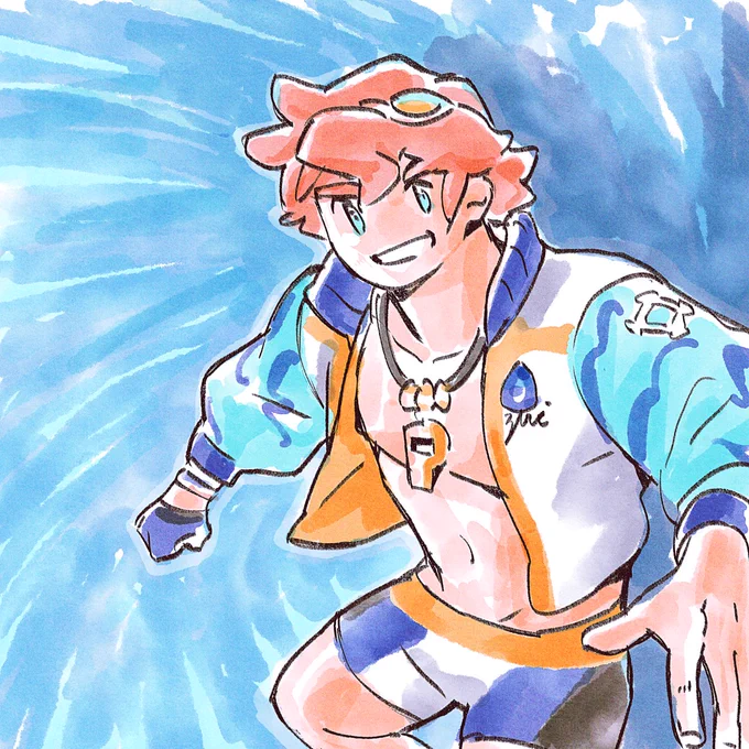 [ko-fi request] water!milo, for rustybirdcage 