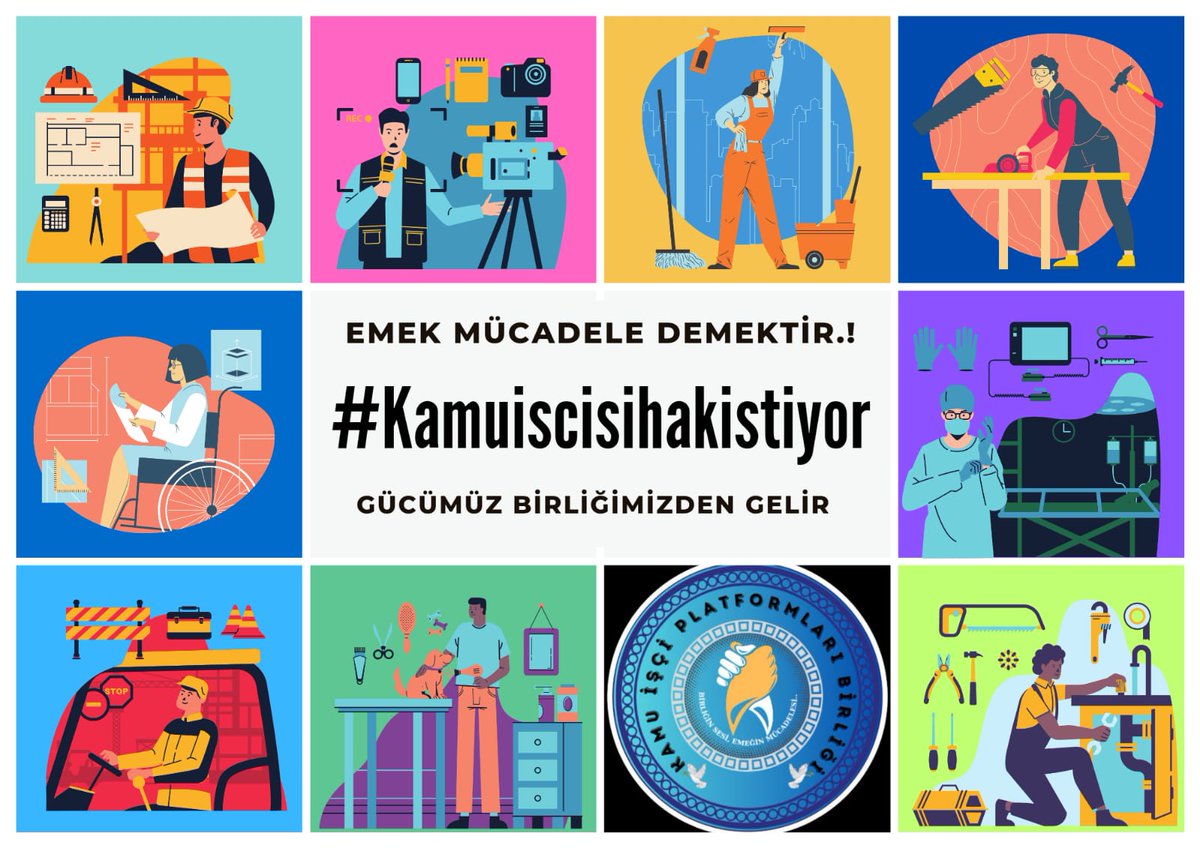 Kamu Çalışanları toplu sözleşme mağduru oldular
#Kamuiscisihakistiyor
<a href="/CMYLMZ/">Cem Yılmaz</a> <a href="/dmtevgar/">Demet Evgâr</a> <a href="/tarkan/">Tarkan</a> <a href="/AtillaTasNet/">Atilla Taş</a> <a href="/ILBERORTAYLIGSU/">İlber Ortaylı</a> <a href="/nacigorur/">Prof. Dr. Naci Görür</a> <a href="/haluklevent/">Haluk Levent ( Ahbap Ekibi )</a> <a href="/YildizzTilbee/">Yıldız Tilbe</a> <a href="/haskologlu/">ibrahim Haskoloğlu</a> <a href="/OguzhanUgur/">Oğuzhan Uğur</a> @ankara_kusu <a href="/kacsaatolduson/">Kaç Saat Oldu?🌍</a> <a href="/Armagan_caglaya/">Armagan Çağlayan</a>