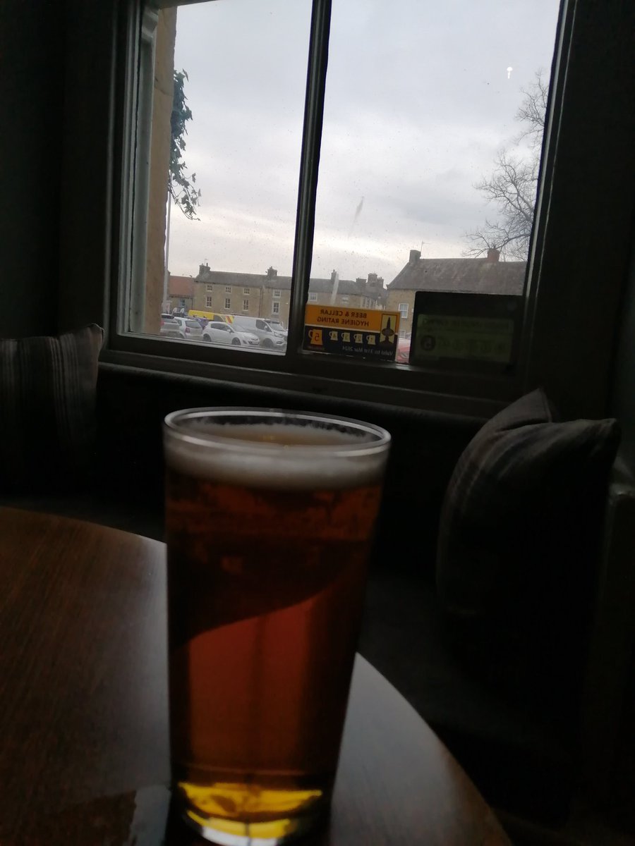 A pint of Black Sheep and a  Sunday Roast in the Kings Head will do nicely