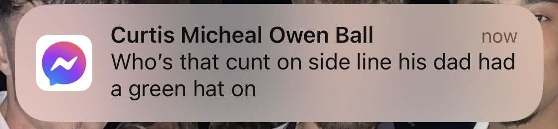 Big and tough behind a computer screen 👀 You were stood next to him for 90 mins 🤣🤣🤣🤣