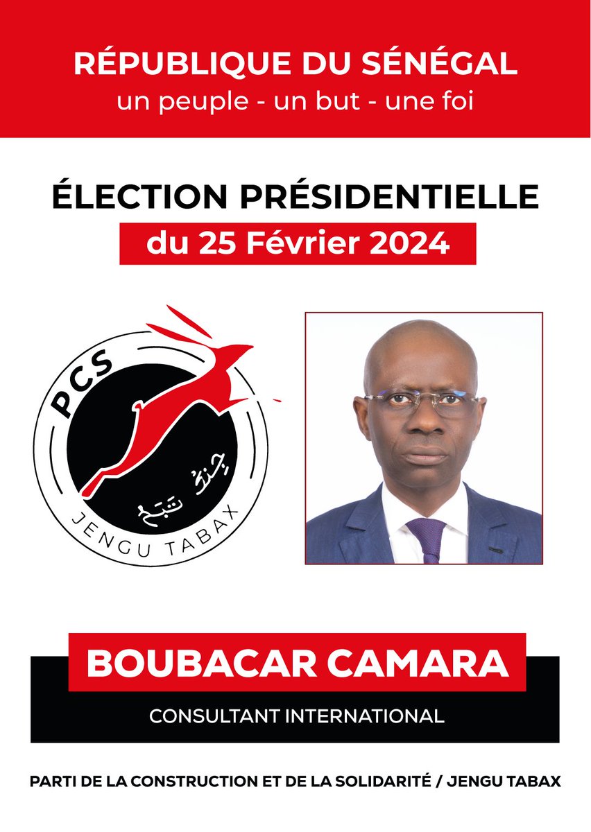 Boubacarcamou's tweet photo. 📷 Pour le choix du changement de cap!
📷 Ngir Tabax Senegaalu ëlëg
#bulletin de #vote #presidentielle2024 
#senegal #kamah2024 https://t.co/cisGKrhBRX