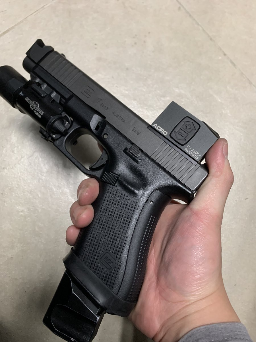 zzz_ming's tweet photo. Here are amazing product in stock while my acro plate is borken by someone🤣🤣
BOMBER CNC ALUMINUM ACRO STYLE ADAPTER PLATE FOR TOKYO MARUI G17 GEN5 AIRSOFT MOS GBB
Thank you @boomarms nice product

*AIRSOFT ONLY
———————————————————————————
#airsoft #airsoftgameplay #airsofthk https://t.co/N5UsEz23bF