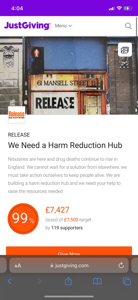 justgiving.com/campaign/harmr… Y’all we are £73 away! Id love to see this completed TODAY so we can dive into making it happen tomorrow
