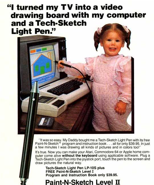 VingTroiSeize's tweet photo. Paint-N-Sketch Level II

#LightPen #Commodore #C64 #Apple #retrocomputer #retrogaming #videogames #Compo #Graphic #GFX #8bit #80s #90s #Geek https://t.co/Q0mMkF7YPP