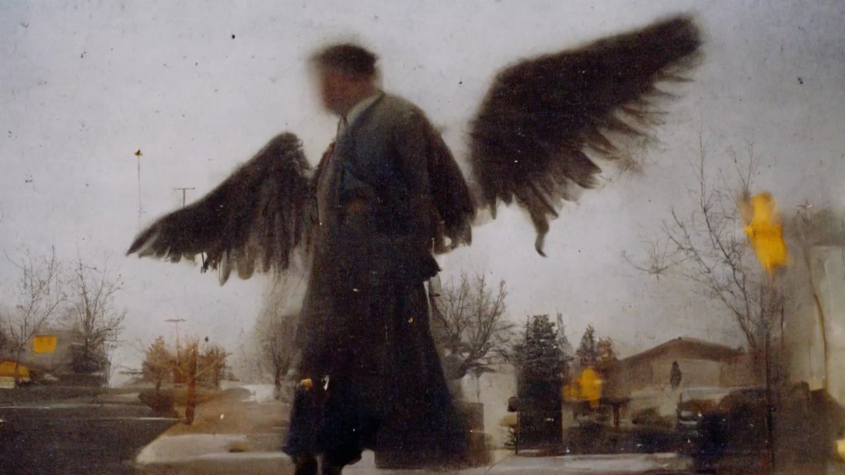 Angel F.B.I. Agent Gabe from “Counterfeit Poast” by Jon Rafman