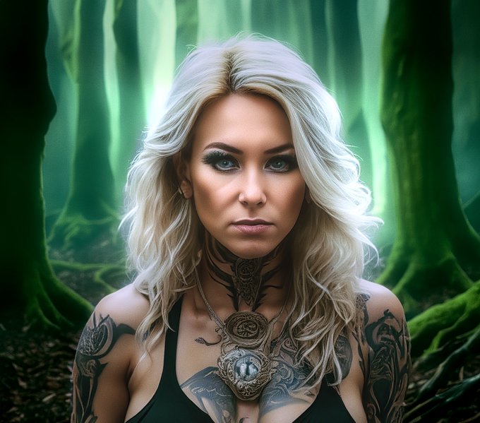 I don't do many full AI images but here's one I whipped up quickly when asked about tattooed women generated<a href="/tag/fbf"class="tags"><span>#fbf</span></a><a href="/tag/followbackfriday"class="tags"><span>#followbackfriday</span></a>