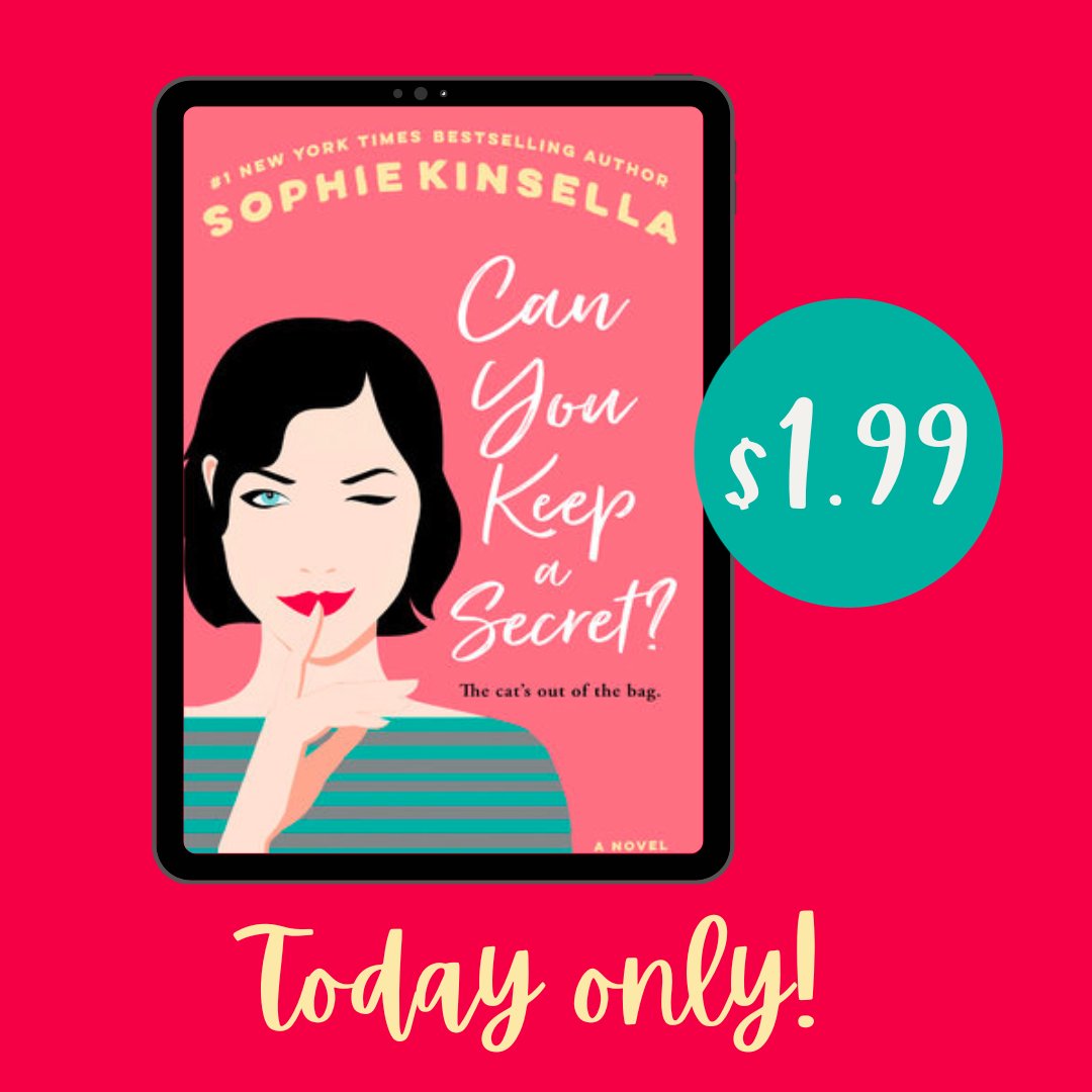 🇺🇸 US READERS! 🇺🇸 The ebook edition of Can You Keep A Secret? is on sale today only for $1.99 🛍️:penguinrandomhouse.com/books/93075/ca…