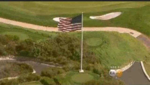 Before he was president, Trump bought an estate in West Palm Beach, Florida. He put up a 50-foot flag pole and flew a U.S. flag on it.  The City Council told him that he could only have a 30-foot pole but he refused to take it down. They told him they would fine him $1,000 a day