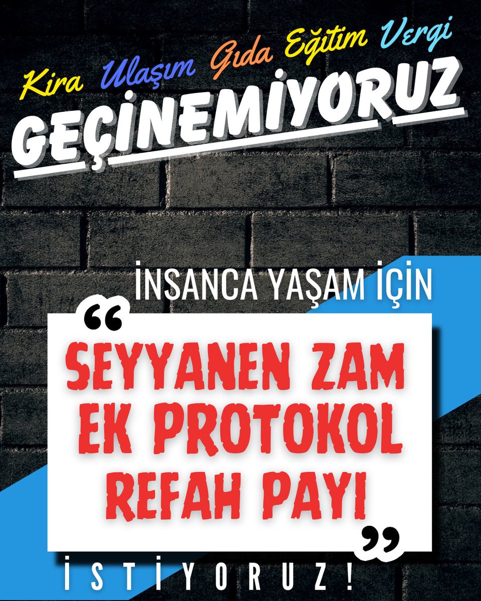SalihZekiAlkan's tweet photo. Gece gündüz, sıcak soğuk, kar yağmur, sel heyelan demeden göreve koşan, Ekonomik Olarak Zor Durumda Olan, Mağdur #Kamuiscisihakistiyor 
Ne Diyorsunuz?

@RTErdogan
@_cevdetyilmaz
@memetsimsek
@isikhanvedat 
@a_uraloglu https://t.co/Ic8vm12RvF